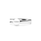 Inel argint cu perla naturala alba DiAmanti SK21480R_W-G